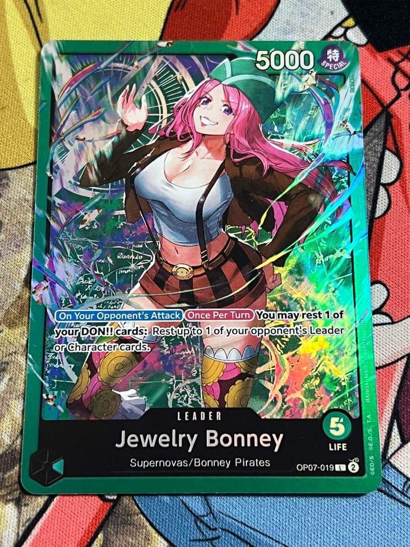 One Piece Card Game English Version Jewelry Bonnie Leader card Japan Import with Don!! Card set