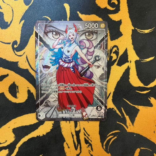 One Piece Yamato Leader Parallel OP16-079 trading card from Japan import in protective sleeve