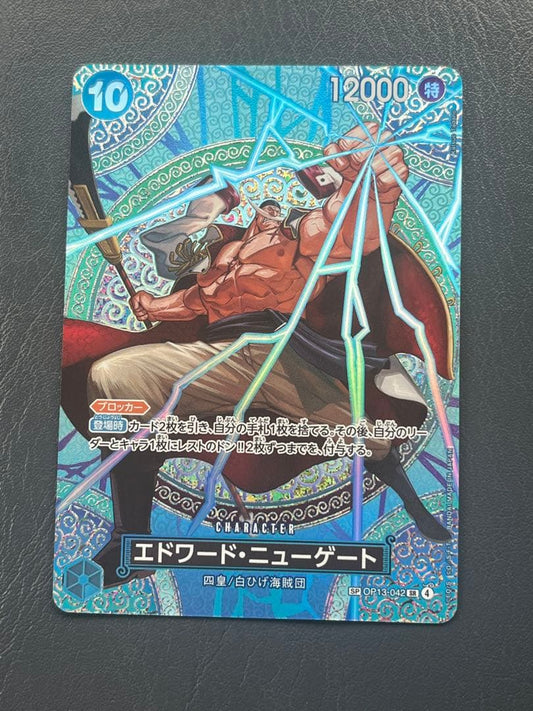 One Piece Card Game Edward Newgate SP OP13-042 SR card front view Japan import