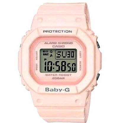 Casio Baby-G BGD-560-4JF pastel pink square casual wristwatch with resin case and band