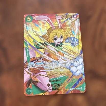 One Piece Carrot OP08-023 SP Japanese trading card showing character Carrot with cost 5 and power 6000