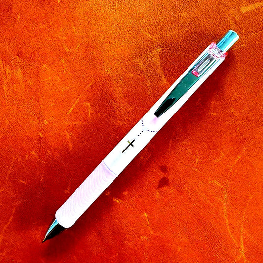 Pentel PL75PA5 fine point mechanical pencil in baby pink color with 0.5mm lead size