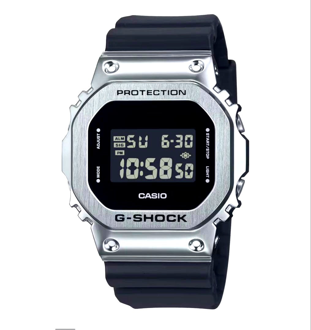 Casio G-Shock GM-5600U-1JF digital watch with square resin case and digital display