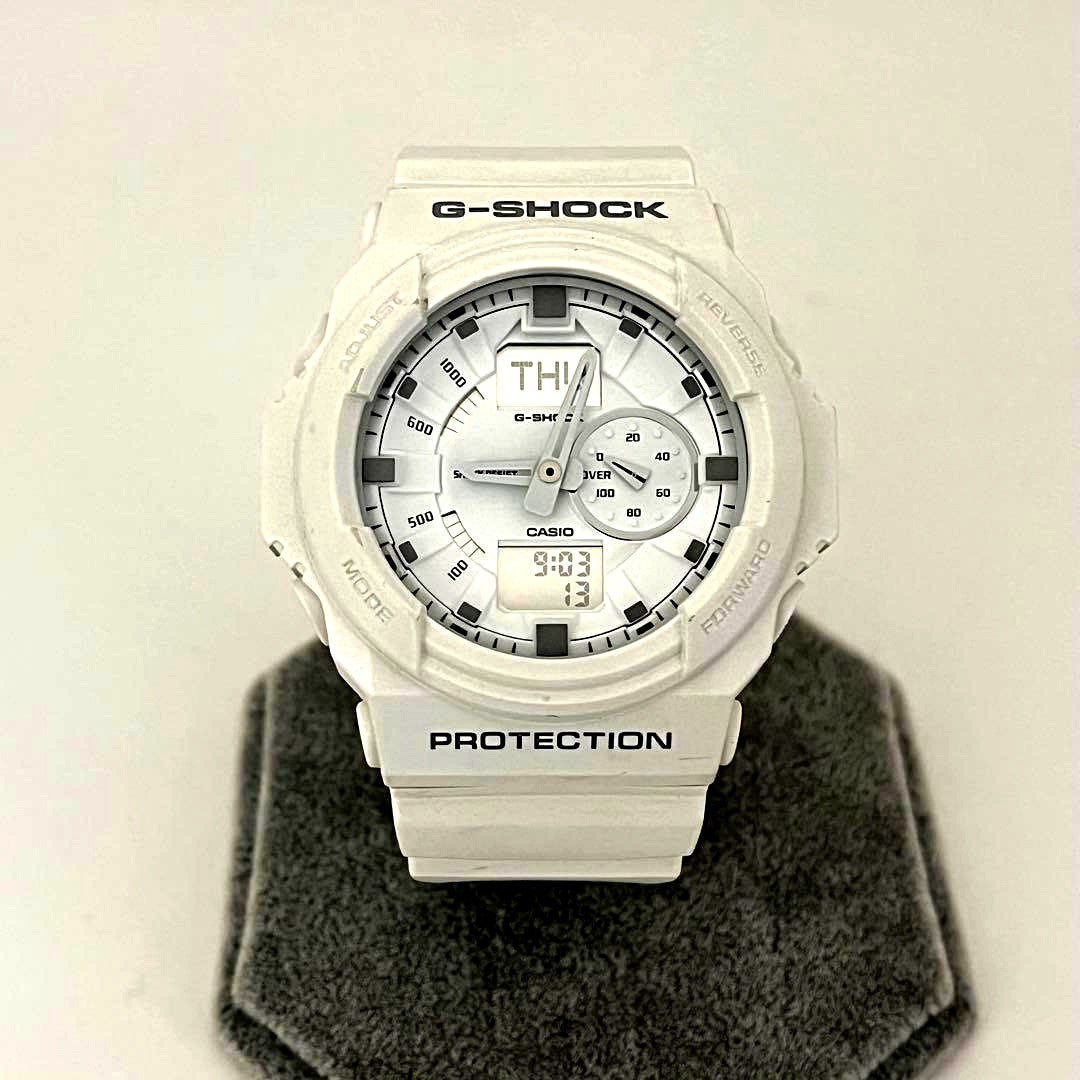 Casio G-Shock GA-150 analog digital men’s watch with black strap and clear crystal face Japan import