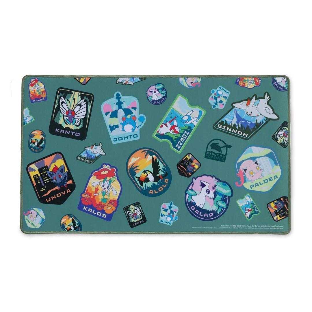 Pokémon Explore Pokémon Series Premium Playmat with nine region designs Japan import new unopened