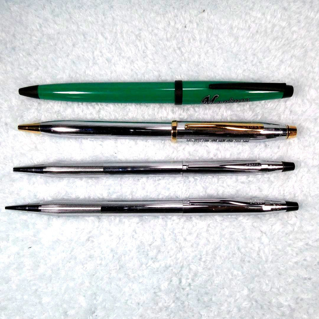 Cross Brand Takeuchi Writing Set with Four Pens and Mechanical Pencil — Japan Import