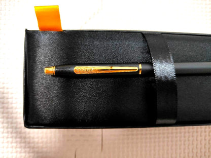 Cross Ballpoint Pen Black with Gold Trim