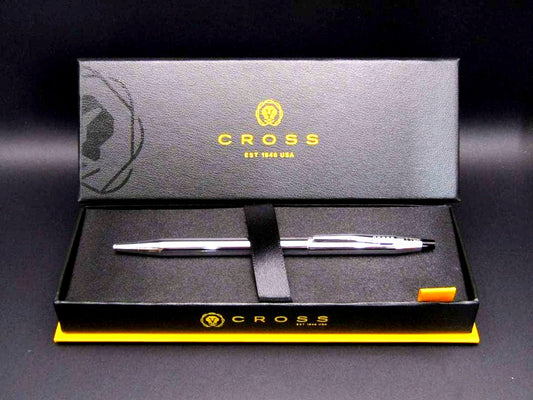 Cross Classic Century 3502 chrome ballpoint pen with twist mechanism and genuine Cross box