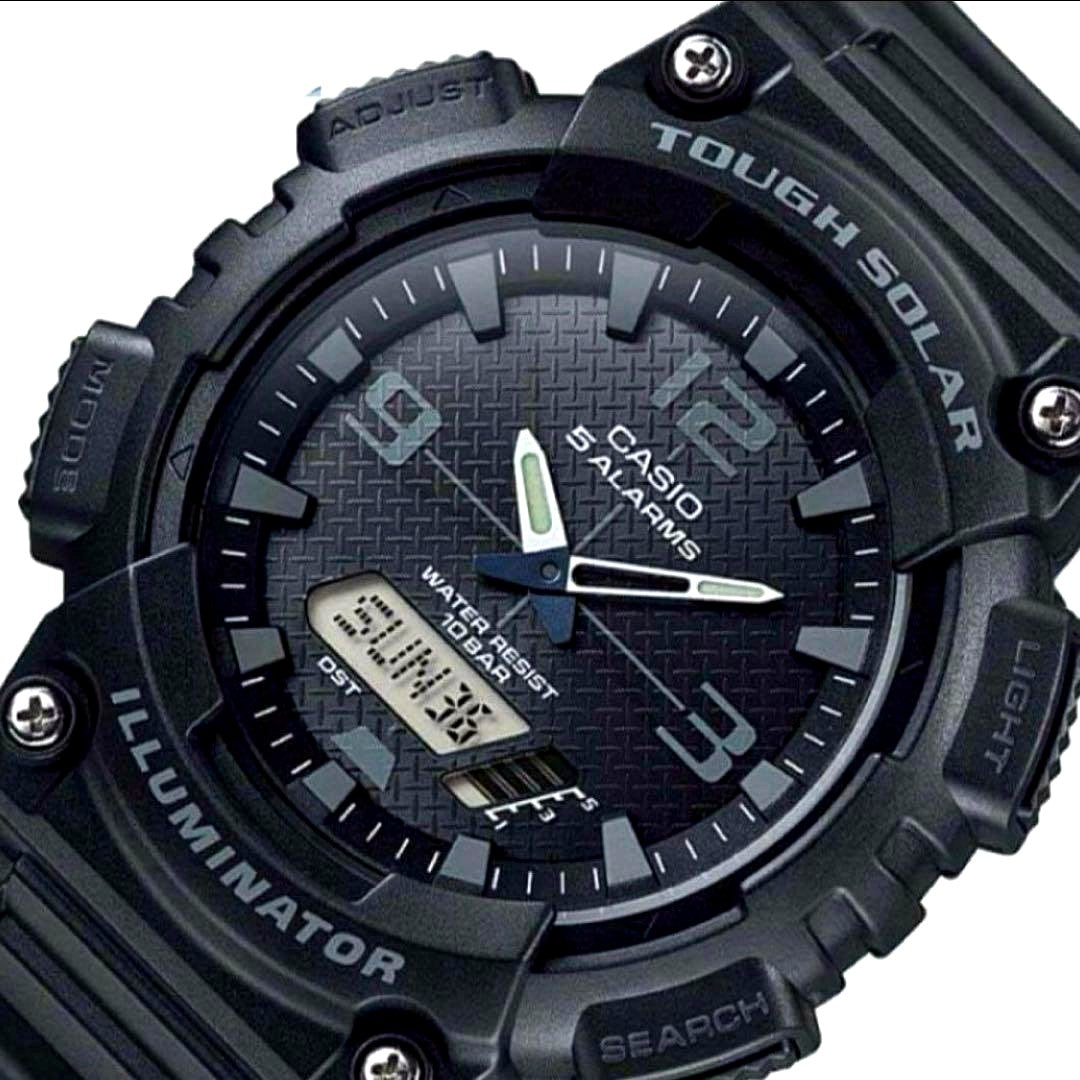 Casio Analog and Digital Watch with Tough Solar function and water resistance, Japan import model