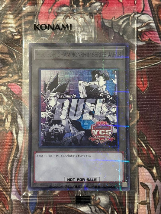 Unopened Yugioh Yugi & Kaiba Tokens YCSJ card set Japan import shown in original packaging