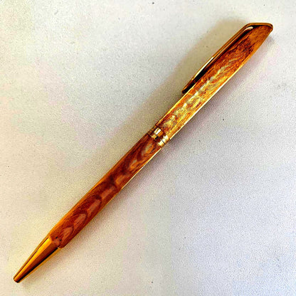 Sheaffer Vintage Gold Plated Twist Ballpoint Pen — Japan Import