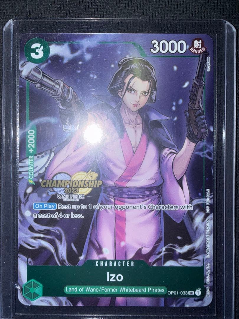 One Piece Izou Championship PSA10 2024 graded card from Japan 2023 CS Celebration Pack