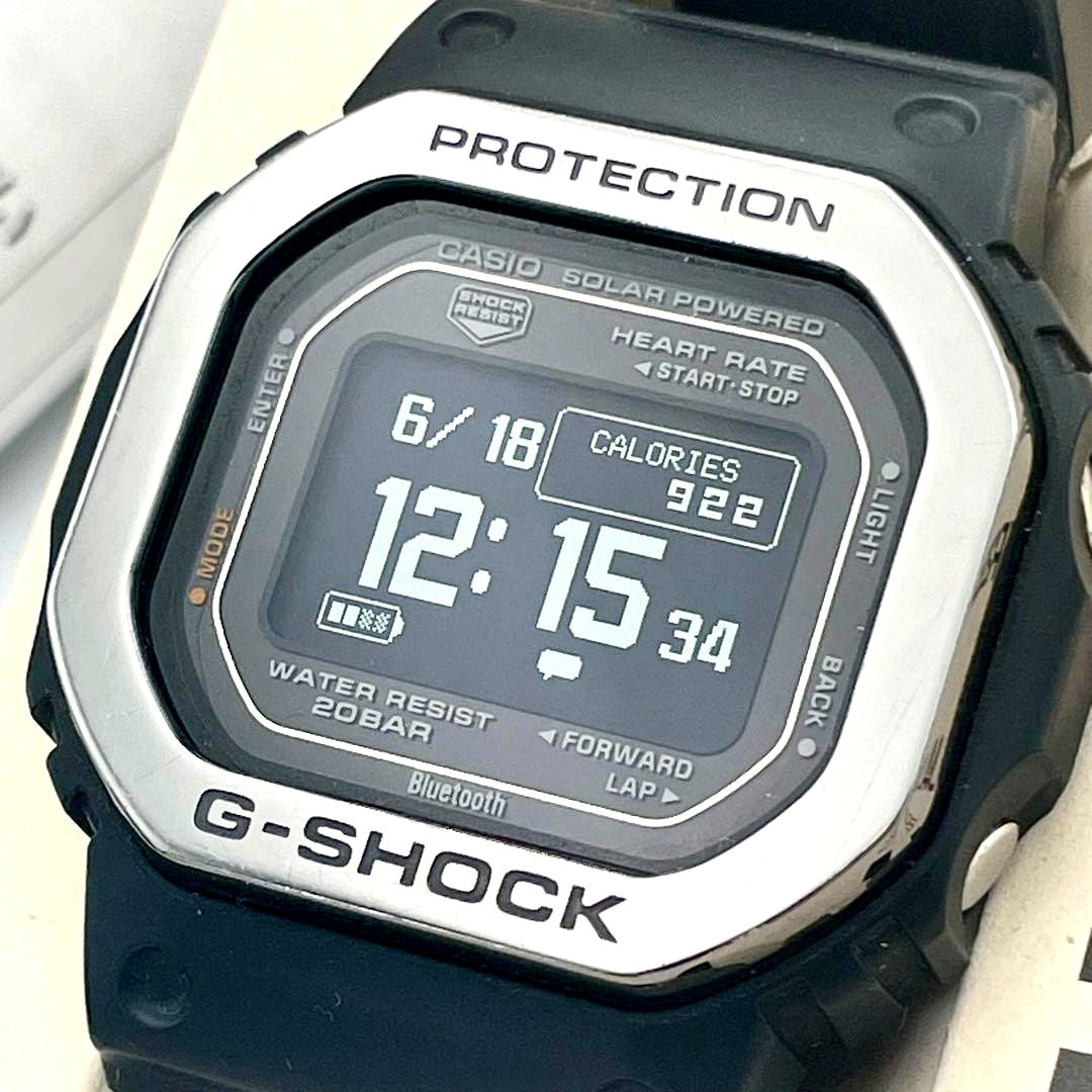 Casio G-Shock DW-H5600MB-1JR black digital watch with accessories from Japan