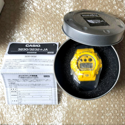 Casio G-Shock Supreme The North Face DW-6900NS-9JR digital watch with original box and manual
