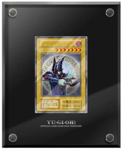 Konami Duel Monsters Black Magician special stainless steel card with stand in unopened box