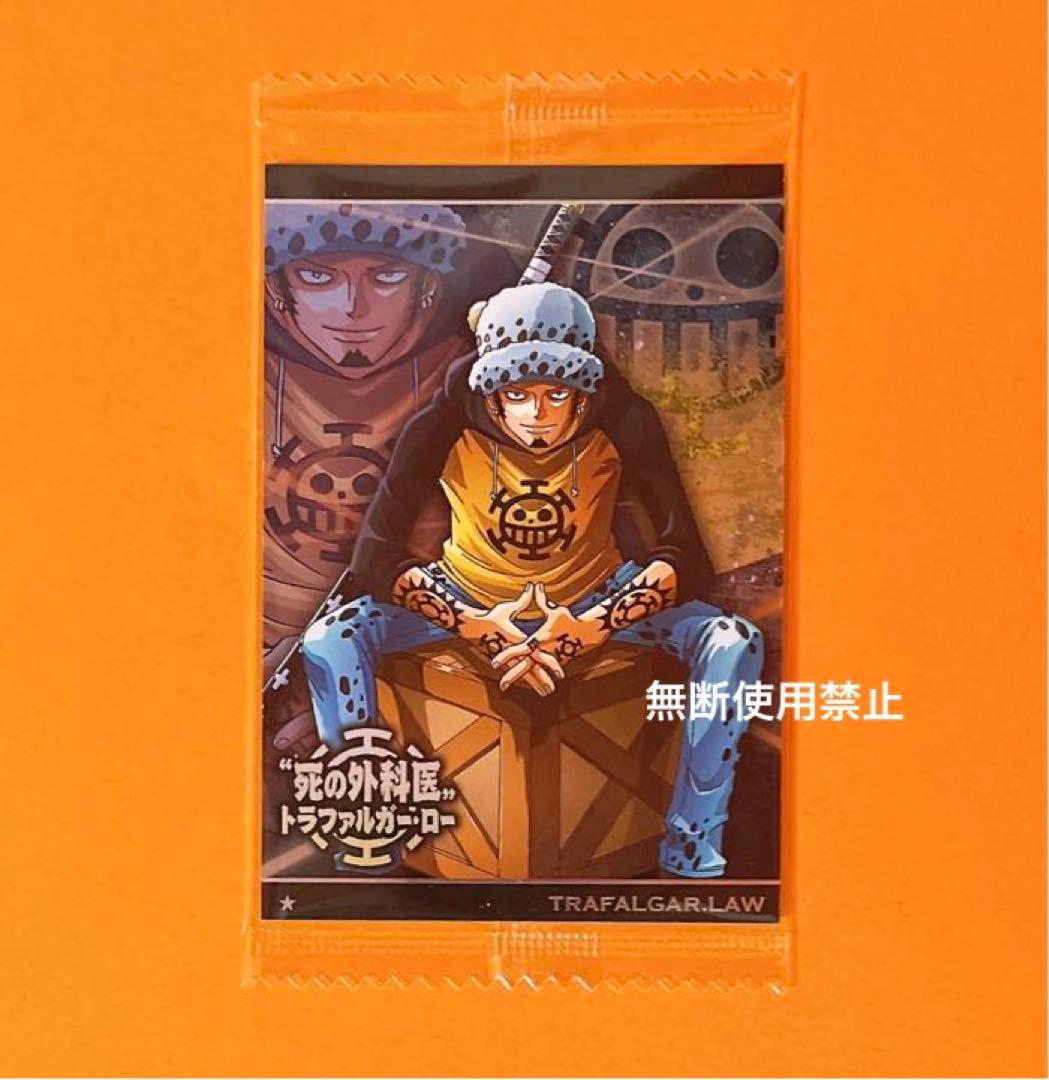 One Piece Trafalgar Law Wafers collectible card No.5-06 sealed unopened from Japan