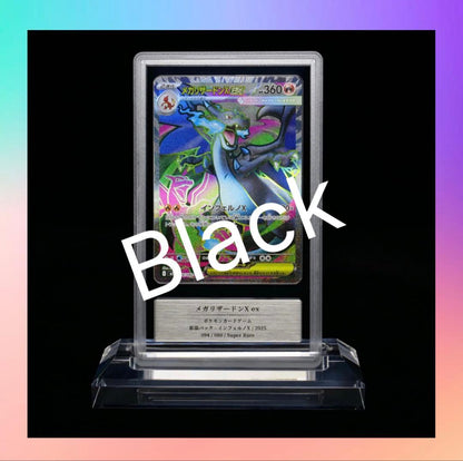 Gemix 10 Black Mega Charizard ex SR Japanese trading card without stand in UV-cut sleeve