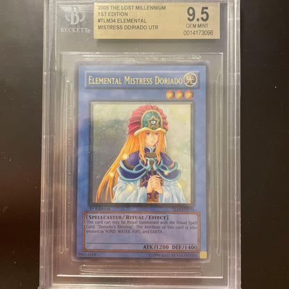 Mystic Spirit Driad English 1st Edition trading card graded BGS9.5 and PSA10, Japan import