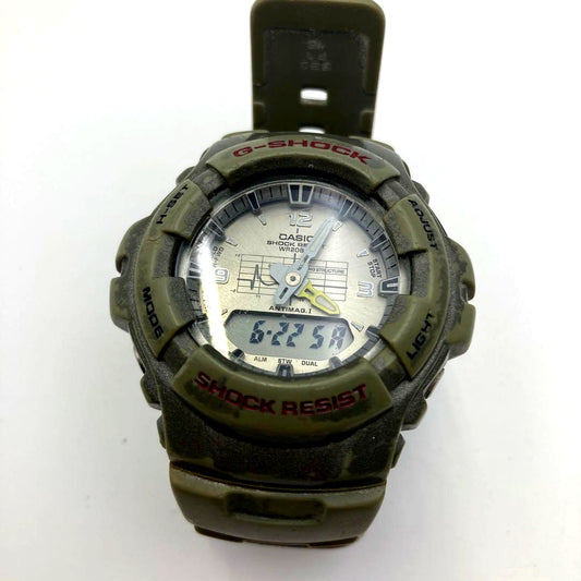 G-Shock Casio Digital Watch G-100 in gray with digital display and shock-resistant design