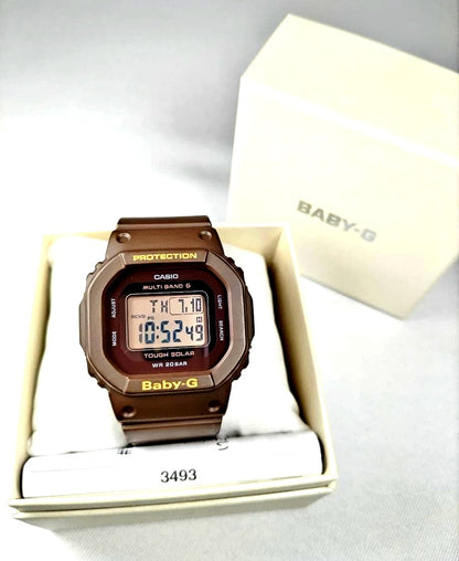Casio Baby-G BGD-5000UET-5JF digital watch with resin case and solar radio technology