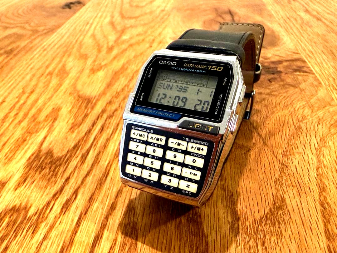 Casio Data Bank 150 Calculator Watch Japan Import