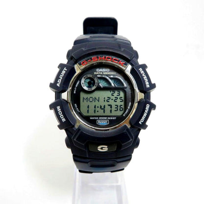 Casio G-Shock G-2110 digital watch in navy color with water resistance, used condition