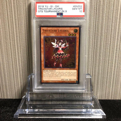 Trickstar Lycoris Relief card graded PSA 10 GEM MINT in protective PSA sleeve, Japan import