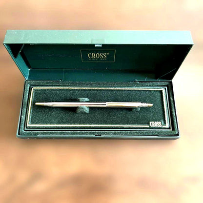 Cross Silver Ballpoint Pen with Exclusive Case