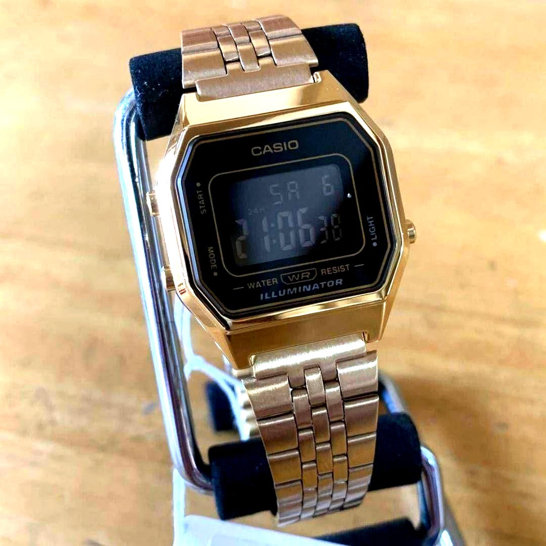 Casio LA680WGA-1B Gold Men’s Watch Quartz Classic Design Japan Import