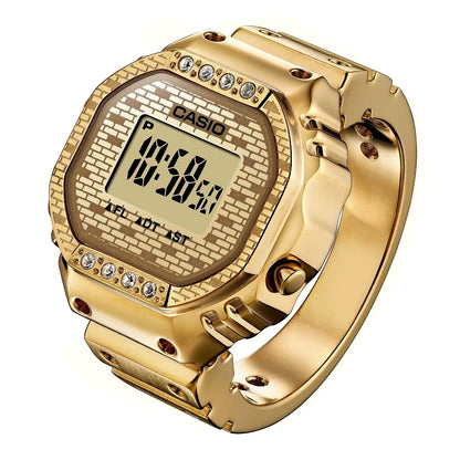 Casio G-Shock J Balvin CRW-001JB-9JR collaboration digital watch in yellow and orange colors