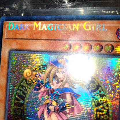 Bandai MP22-EN268 Mystical Error Black Magician Girl Prism Card with large name misalignment and standard version