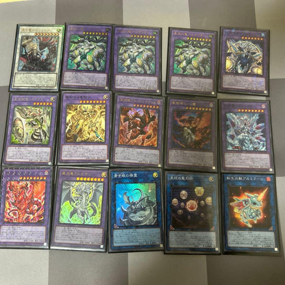 Yugioh Flame Ruler Dragon Tail Deck with main and extra deck cards from Japan import