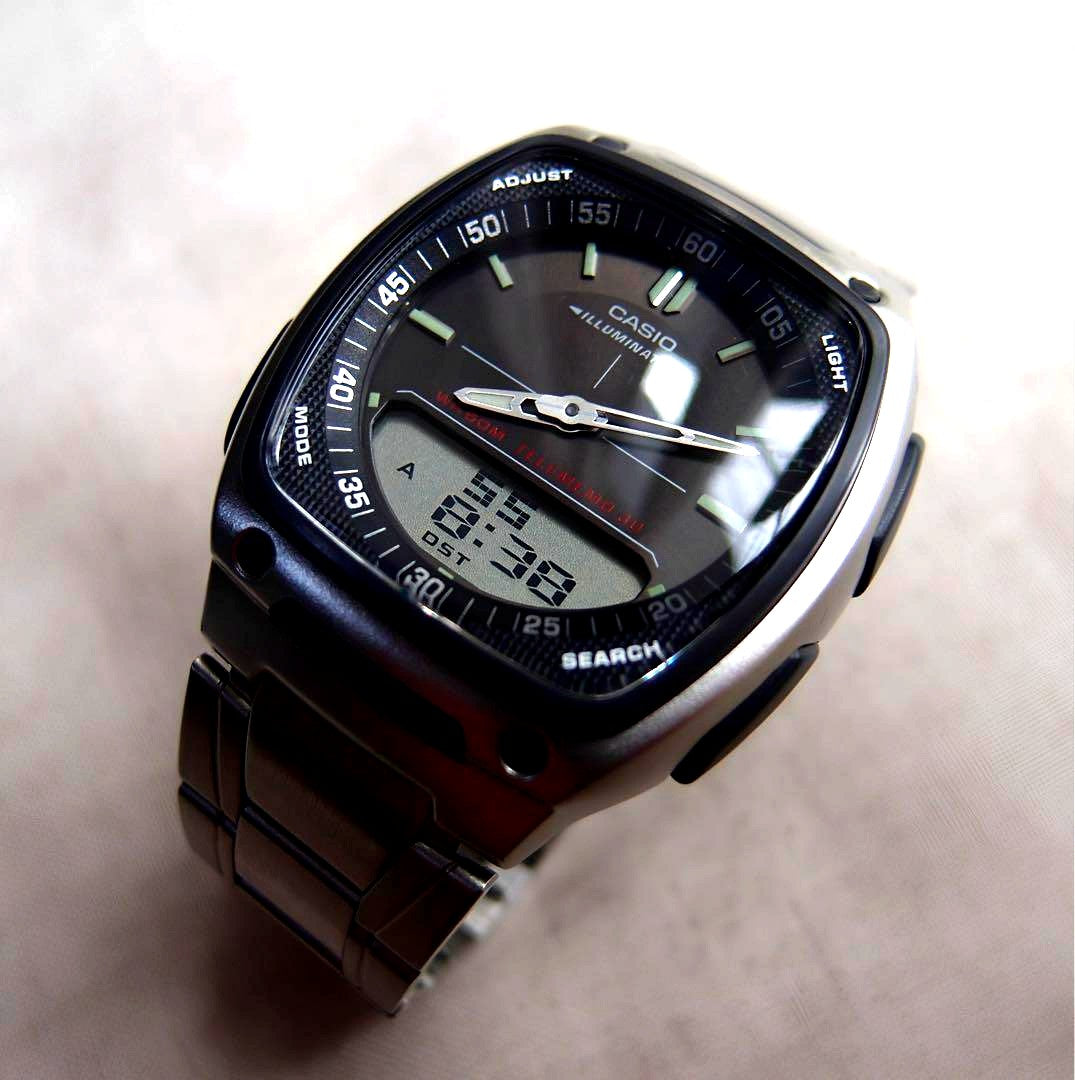 Casio AW-81 Illuminator Watch Silver Model 461-3816-14.1mm Japan Import