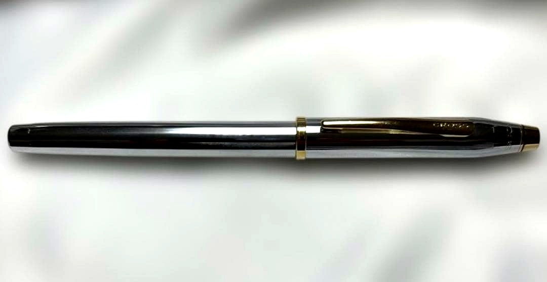 Cross Townsend Rollerball Pen Pure Chrome Model with Wakaari Flaw — Japan Import