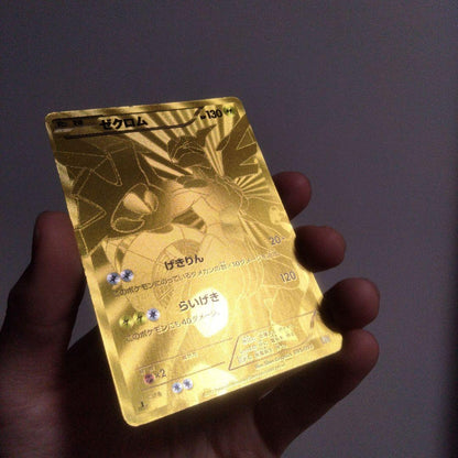 Gold Zekrom Card from EBB EX Battle Boost series model 095/093 with visible condition in photos