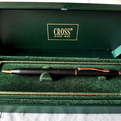 Cross Classic Century Ballpoint Pen Model 2502 CLB BP Black Gold Japan Import