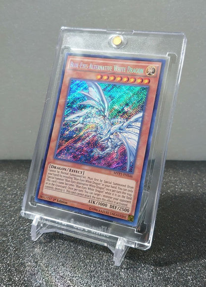 English 1st Edition Blue-Eyes White Dragon MVP1-ENS46 Secret Rare Yugioh trading card Japan import