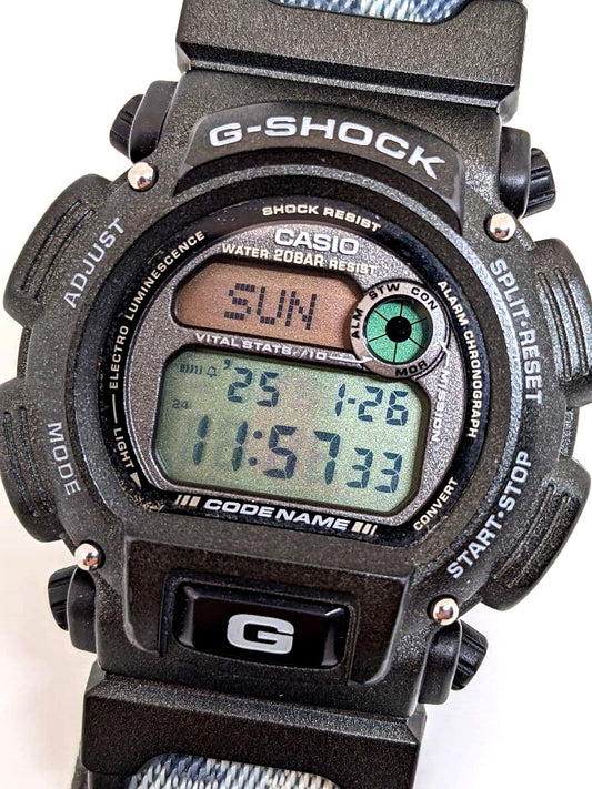 Casio G-Shock Maasi Mara Model DW-8800MM-1T digital wristwatch with EL backlight and black resin band