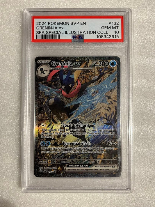 Gekko Frog EX English Promo Card PSA10 Scarlette & Violet special illustration from SVP EN 132