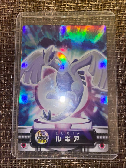 Bandai Advance Generation Pokemon Card Dais Lugia Holo 080 Gold Silver Index Card used condition