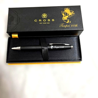 Cross Tenpai 40th Metal Ballpoint Pen with Engraved Logo — Japan Import