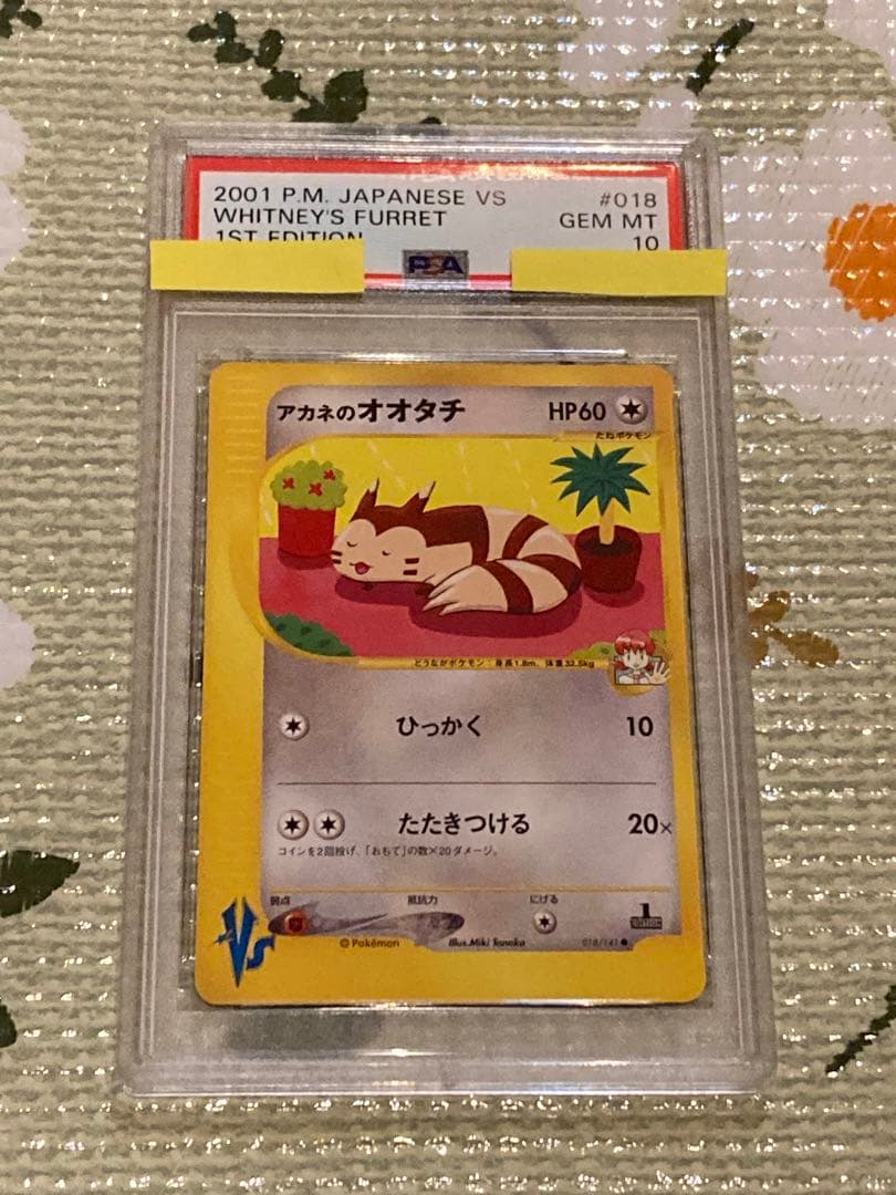 Akane Ootachi Pokemon Card VS model graded PSA 10 with energy and trainer cards included