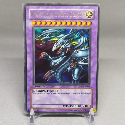 2006 Blue-Eyes Ultimate Dragon Ultrare Card with minor damage from North America Jump Edition