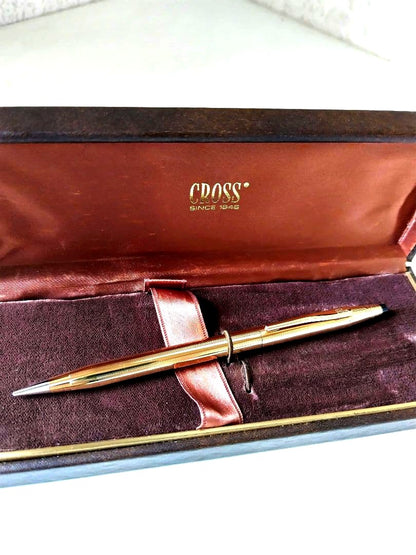 Seiko Classic Century Cross Mechanical Pencil 14K Gold Plate American Made Collectible