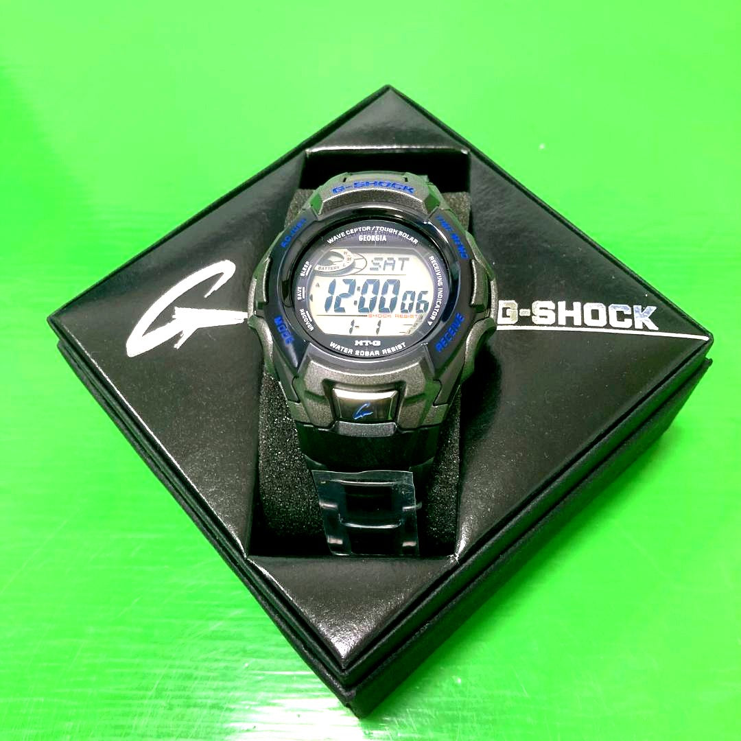 Casio G-Shock Georgia Limited Edition watch with protective film on band, Japan import prize item