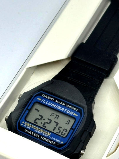 Casio Collection F-105W-1AWJH Men’s Black Digital Watch — Japan Import