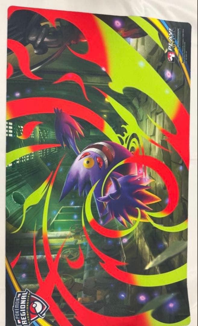 Bandai Meggengar EX Playmat for Pokemon cards featuring Japanese design, unused and imported from Japan