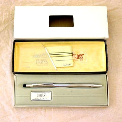 Silver CROSS Classic Century 3502 ballpoint pen approximately 5.1 inches long imported from Japan