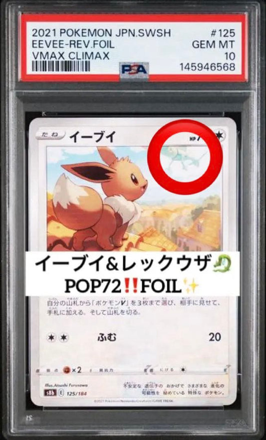 Rekuza Rare Mirror Version Explosive Edition collectible card graded PSA10, Japan import, model POP72