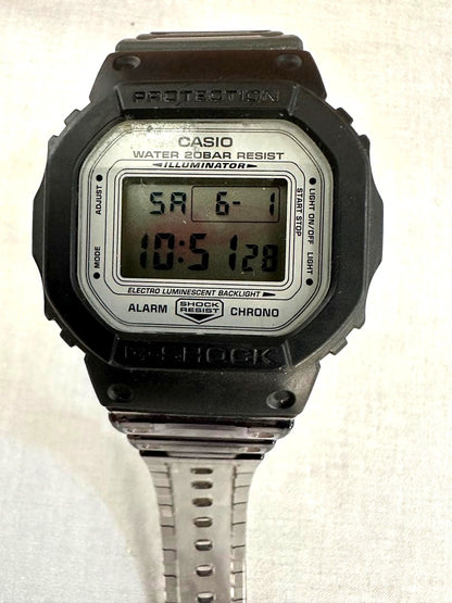 Casio G-Shock DW-5600VT limited edition Beams collaboration watch with crazy pattern design